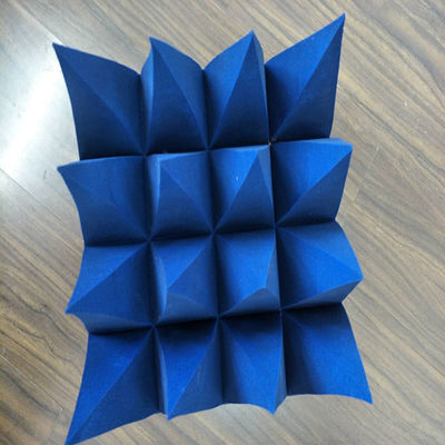 Open Cell Structure Pyramid Absorber Die Cut 70db Radar Absorbent Material rf shielding room emc anechoic chamber